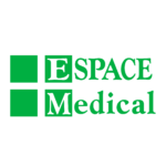 Logo Espace Médical fond noir et vert