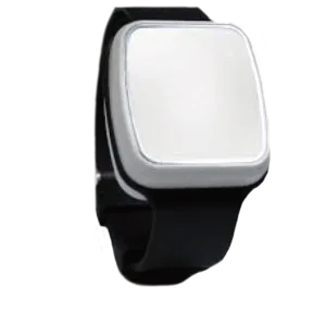 Montre intelligente avec bracelet noir moderne