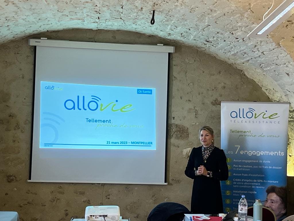 Présentation Allovie à Montpellier, 21 mars 2023.