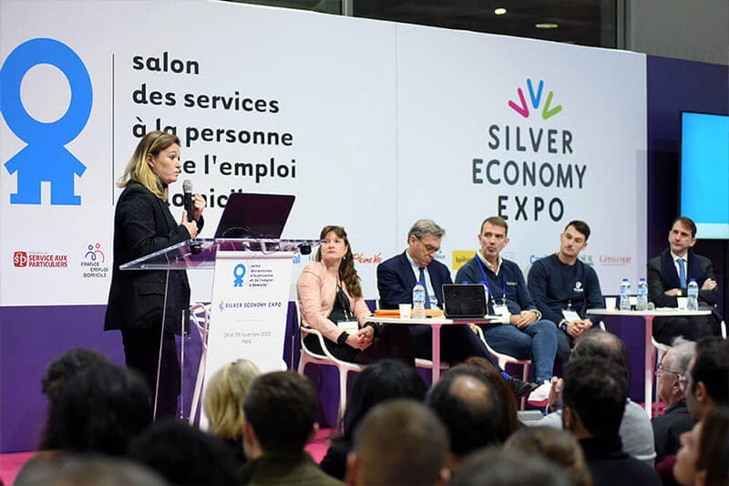 Conférence à la Silver Economy Expo Paris.