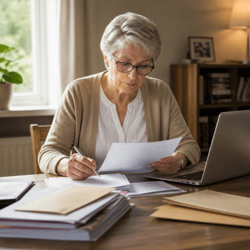 personne agée papiers